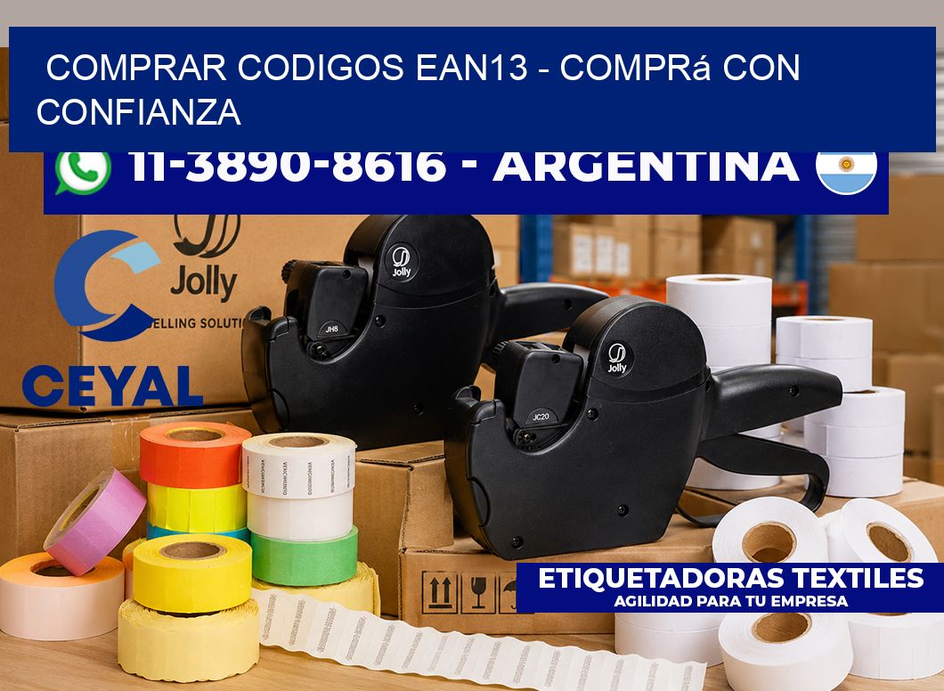 COMPRAR CODIGOS EAN13 - Comprá con confianza