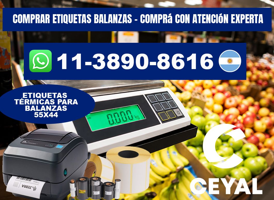 COMPRAR ETIQUETAS BALANZAS - Comprá con atención experta