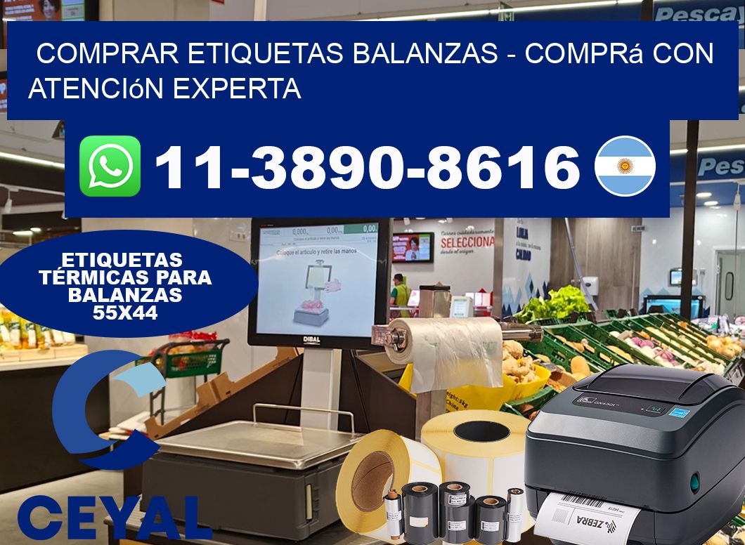 COMPRAR ETIQUETAS BALANZAS - Comprá con atención experta