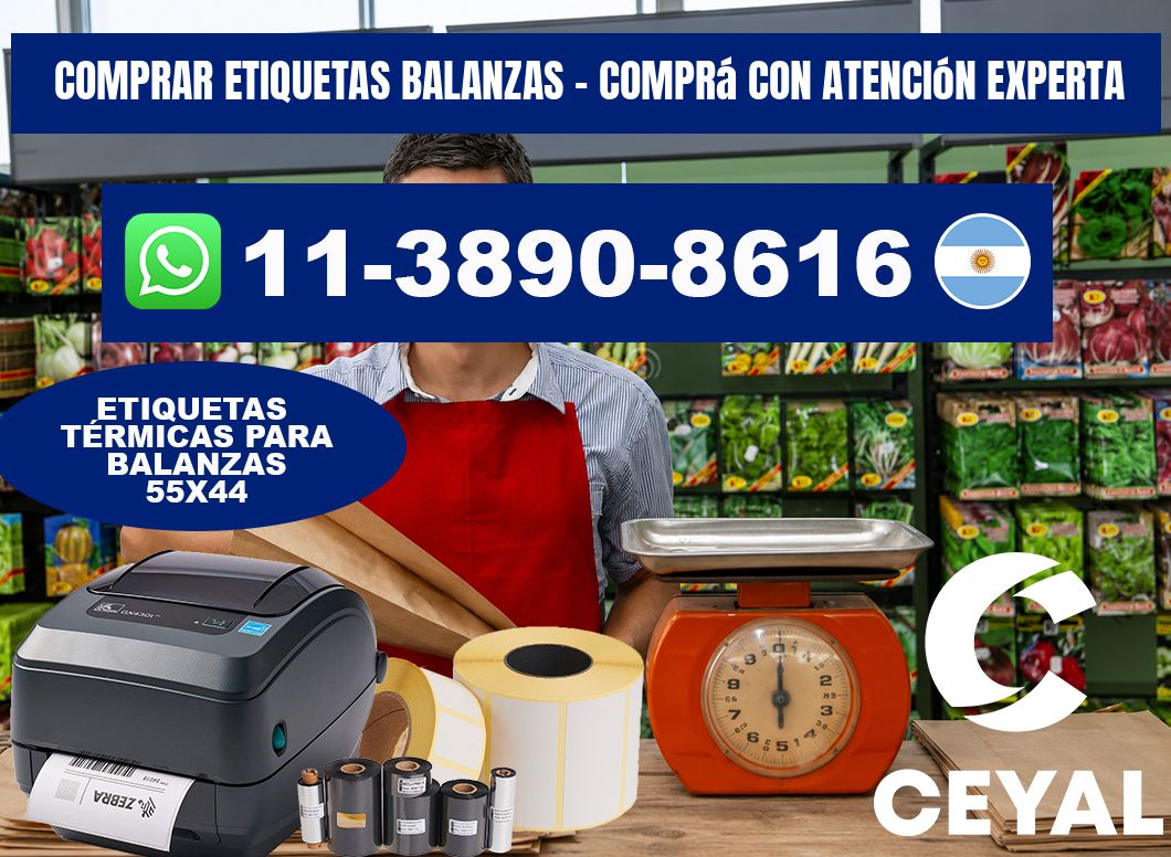 COMPRAR ETIQUETAS BALANZAS - Comprá con atención experta
