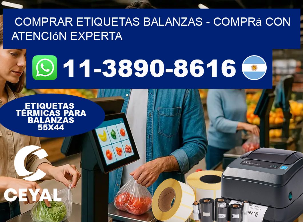 COMPRAR ETIQUETAS BALANZAS – Comprá con atención experta