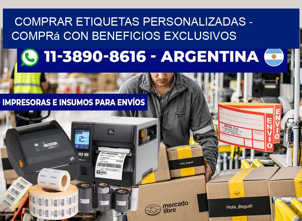 COMPRAR ETIQUETAS PERSONALIZADAS – Comprá con beneficios exclusivos
