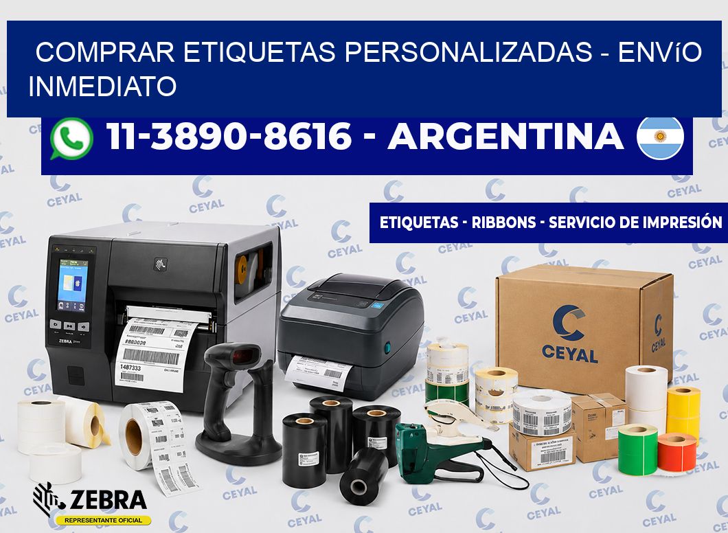 COMPRAR ETIQUETAS PERSONALIZADAS - Envío inmediato
