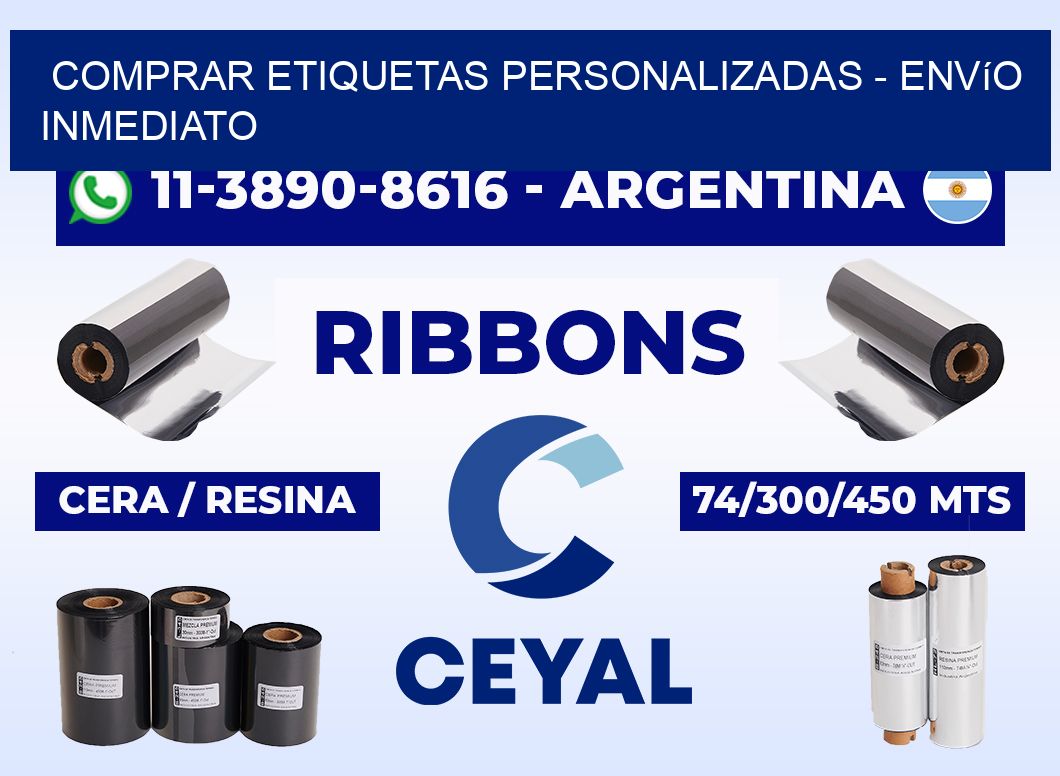 COMPRAR ETIQUETAS PERSONALIZADAS - Envío inmediato
