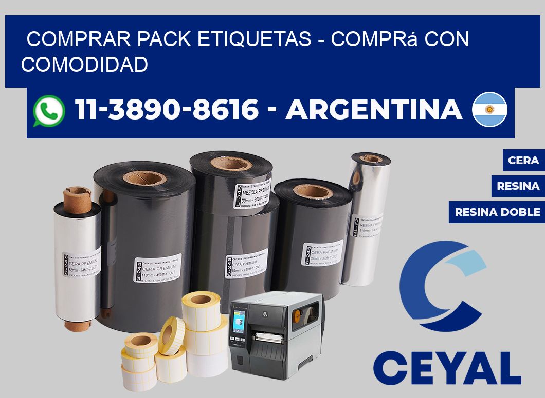 COMPRAR PACK ETIQUETAS - Comprá con comodidad