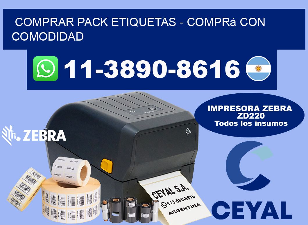 COMPRAR PACK ETIQUETAS - Comprá con comodidad
