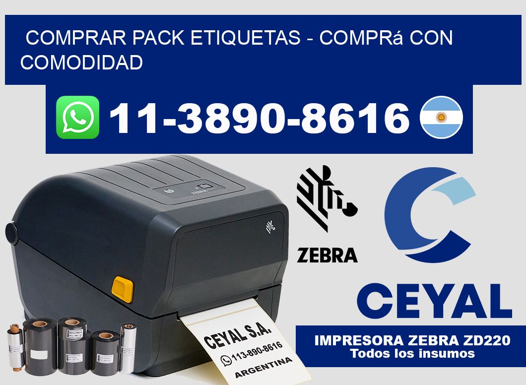 COMPRAR PACK ETIQUETAS – Comprá con comodidad