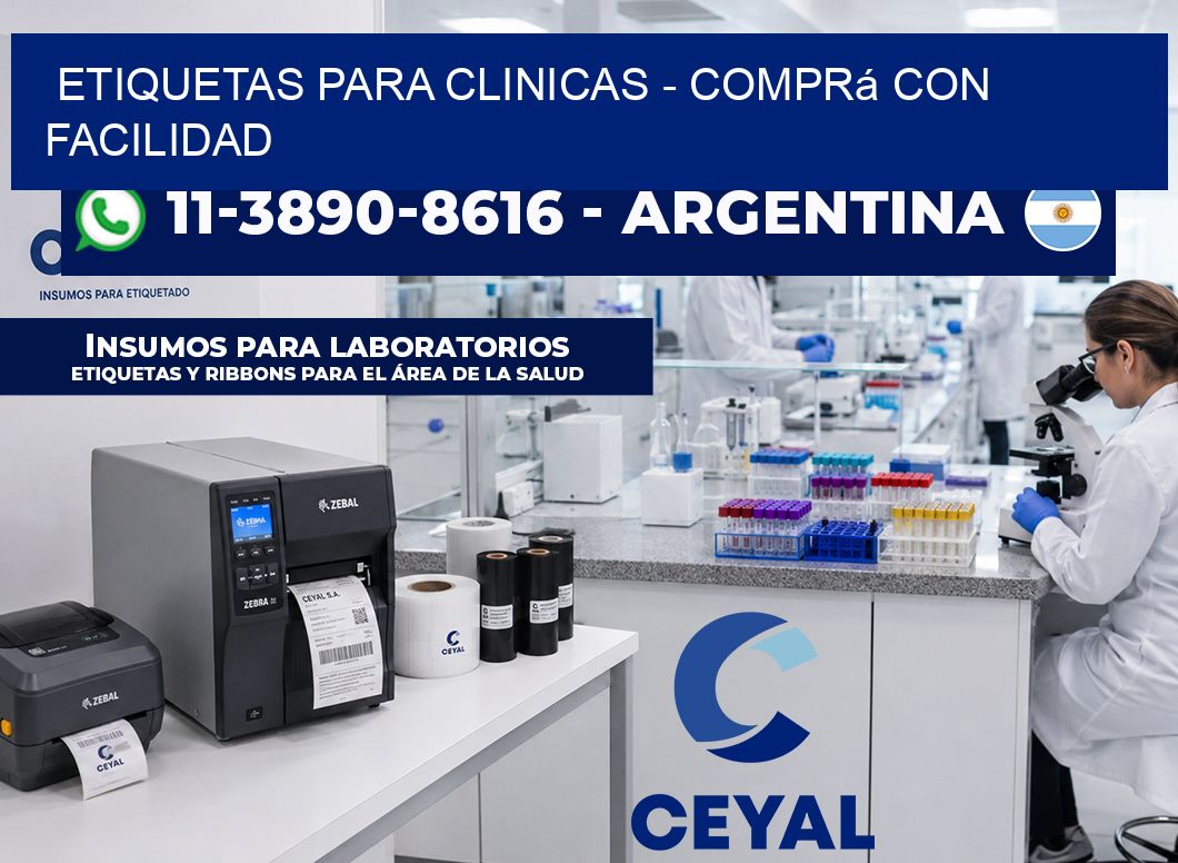 ETIQUETAS PARA CLINICAS - Comprá con facilidad