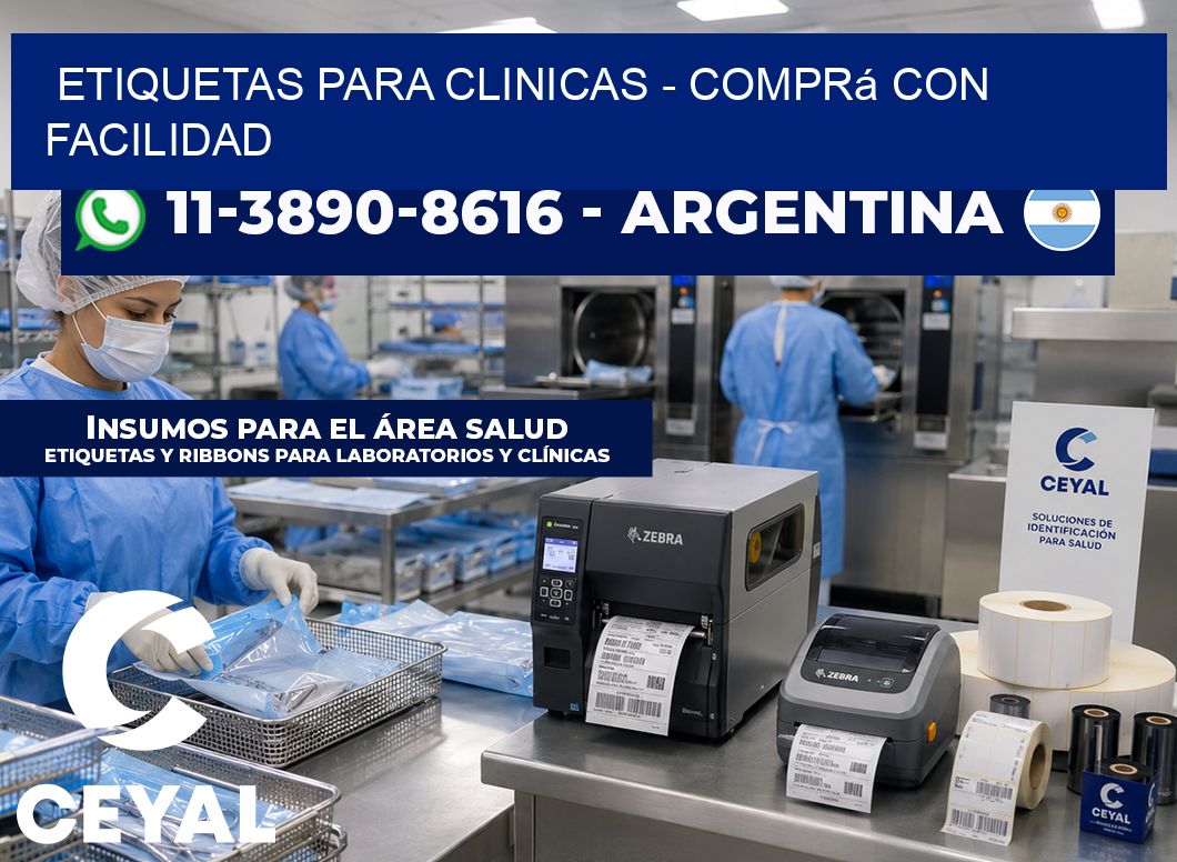 ETIQUETAS PARA CLINICAS - Comprá con facilidad