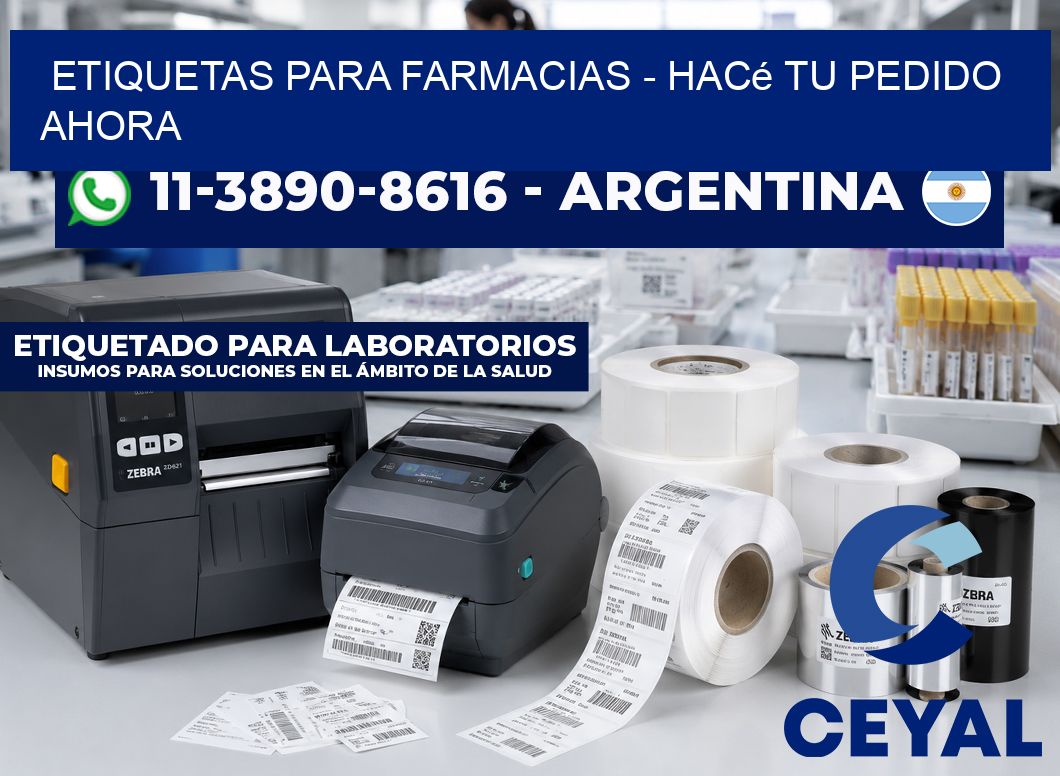 ETIQUETAS PARA FARMACIAS – Hacé tu pedido ahora