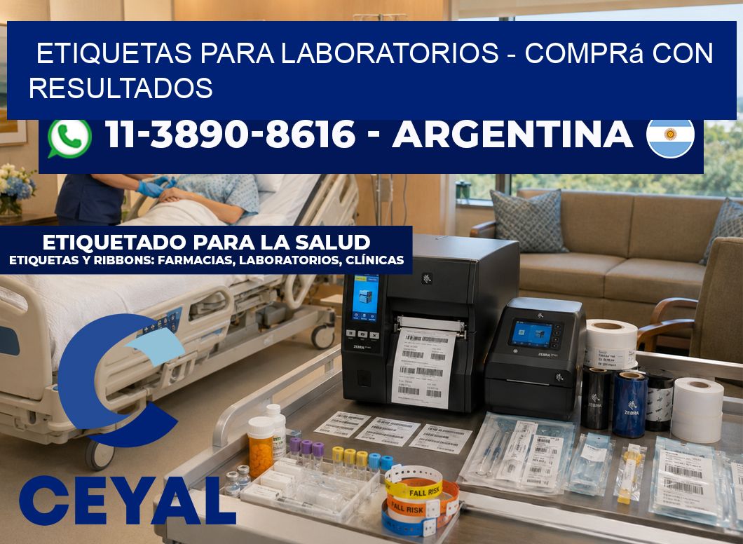 ETIQUETAS PARA LABORATORIOS – Comprá con resultados