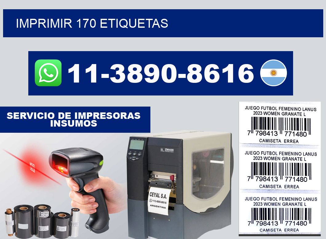 IMPRIMIR 170 ETIQUETAS