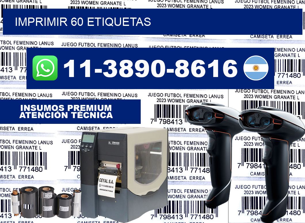 IMPRIMIR 60 ETIQUETAS