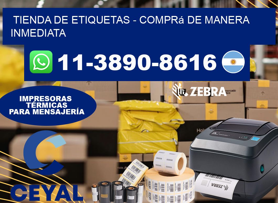 TIENDA DE ETIQUETAS - Comprá de manera inmediata