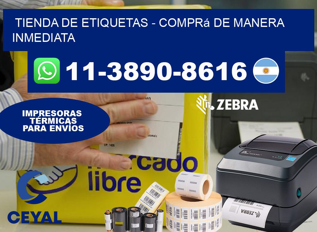 TIENDA DE ETIQUETAS – Comprá de manera inmediata