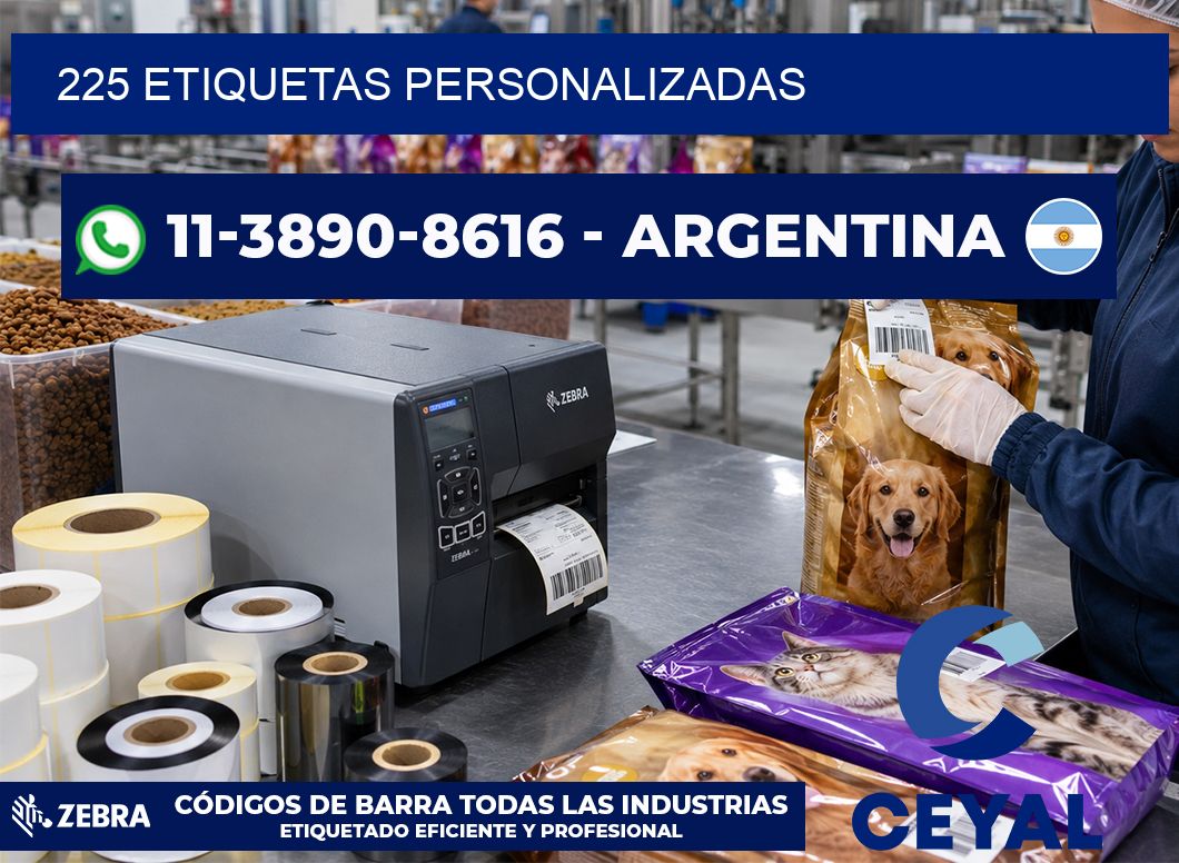 225 ETIQUETAS PERSONALIZADAS