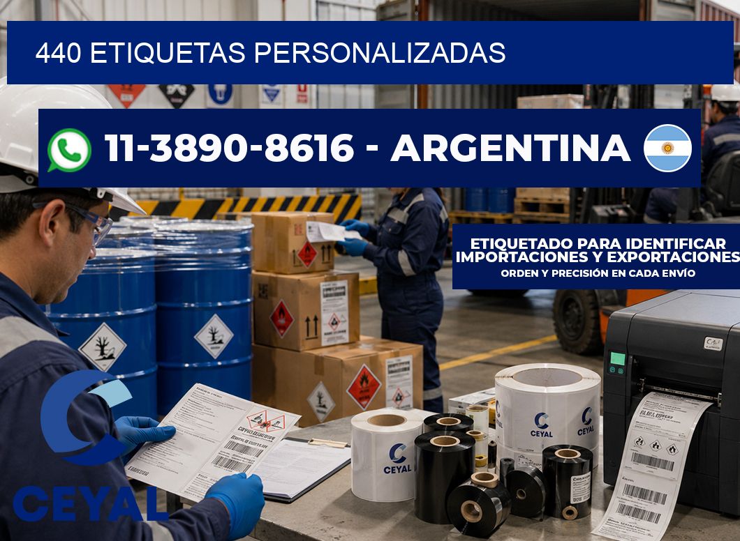440 ETIQUETAS PERSONALIZADAS