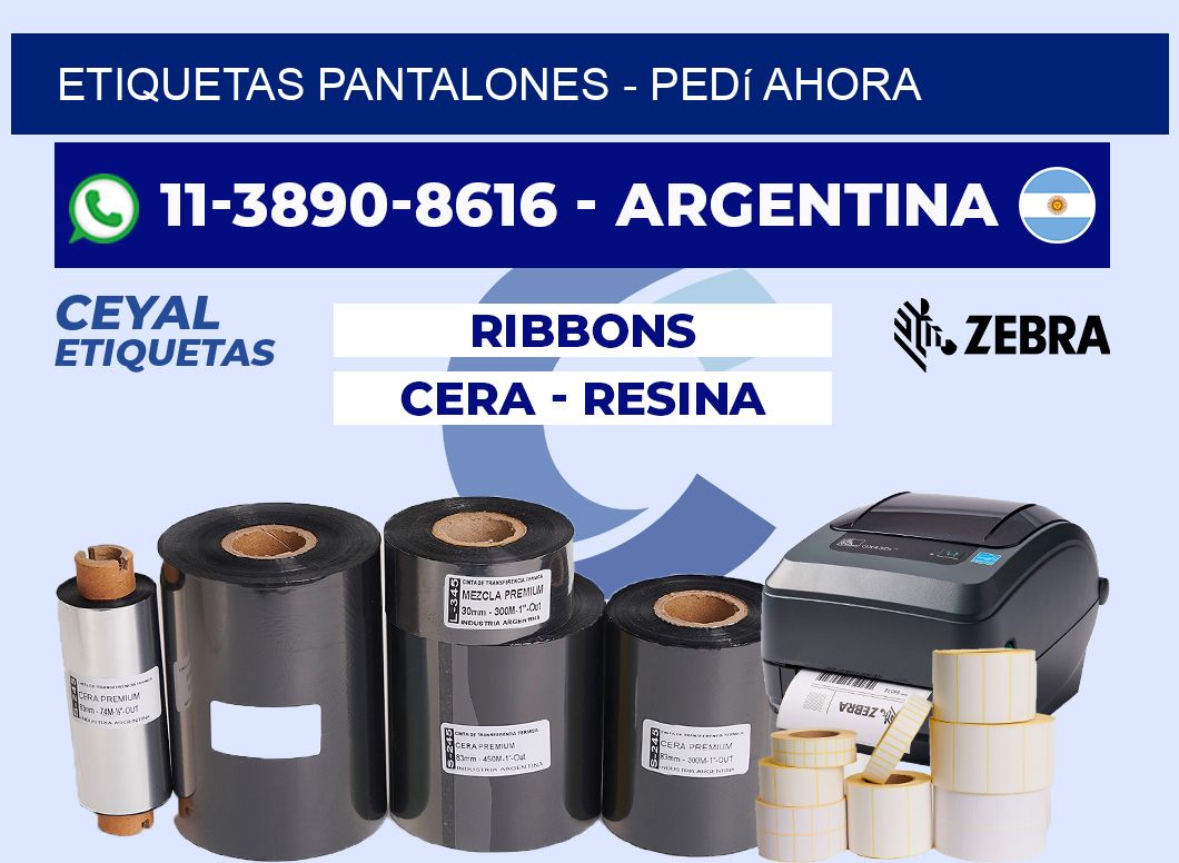 Etiquetas Pantalones - Pedí ahora