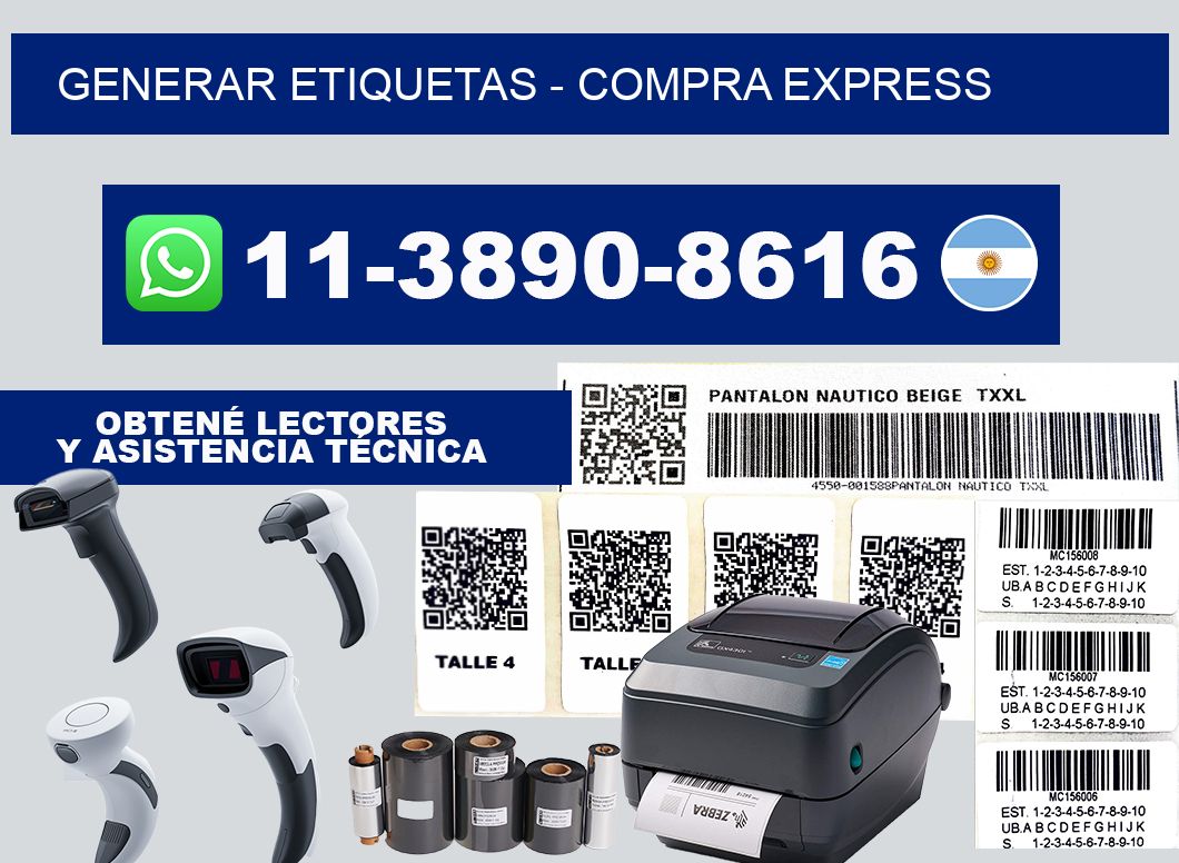 GENERAR ETIQUETAS - Compra express