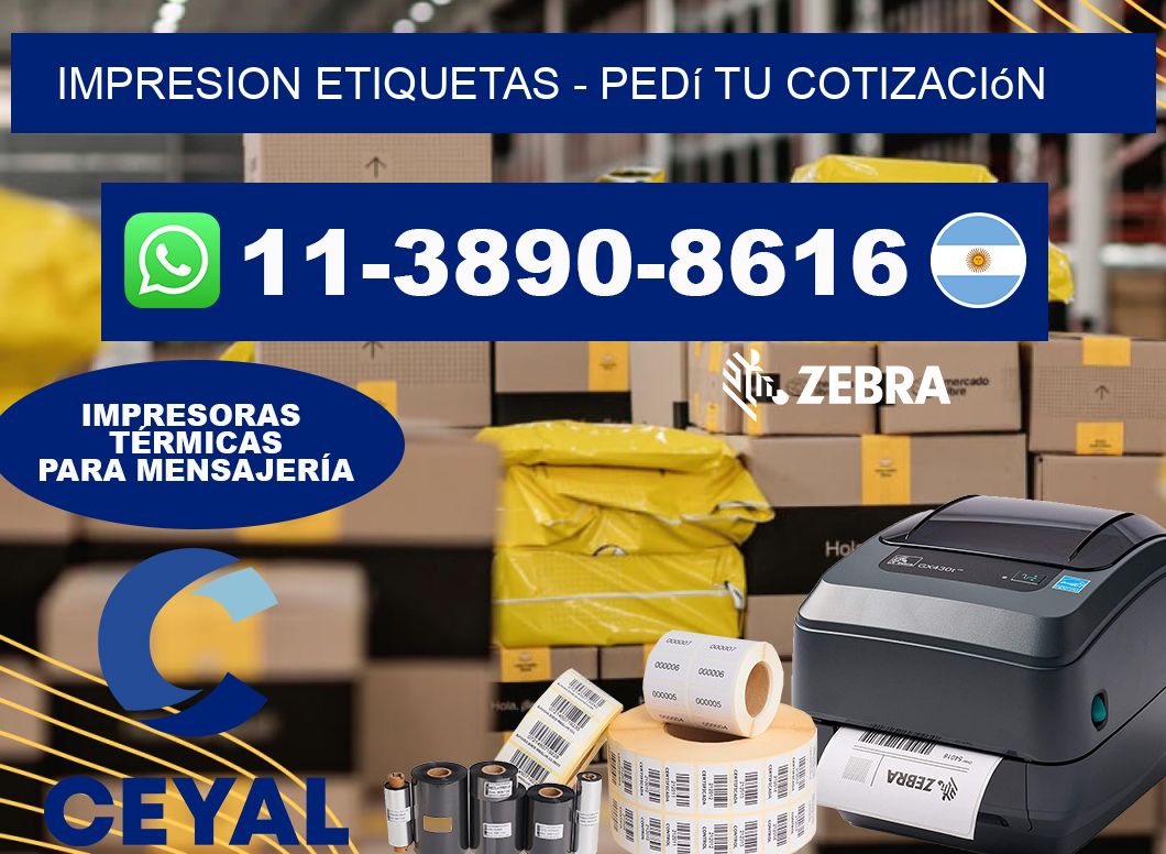 IMPRESION ETIQUETAS - Pedí tu cotización
