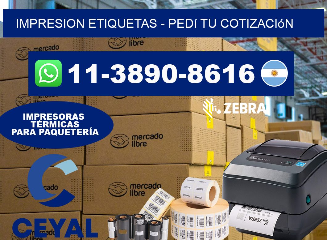 IMPRESION ETIQUETAS – Pedí tu cotización