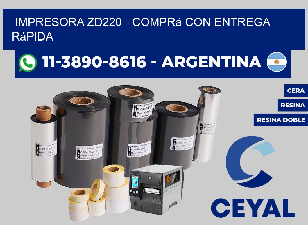 IMPRESORA ZD220 - Comprá con entrega rápida