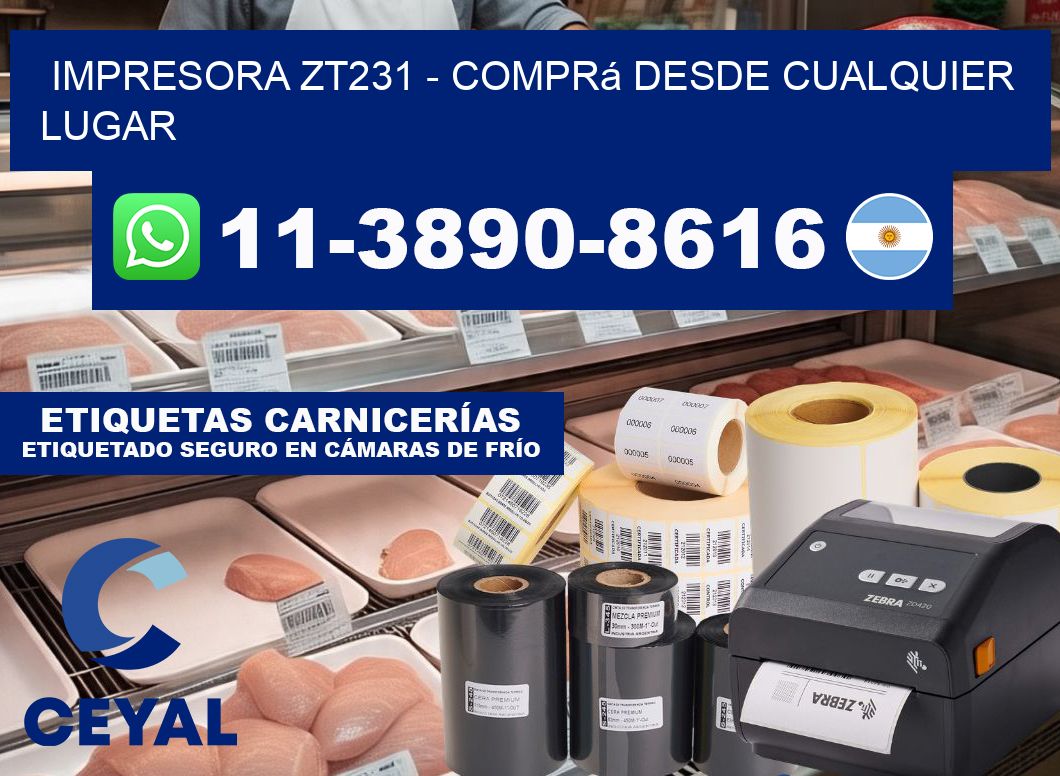 IMPRESORA ZT231 - Comprá desde cualquier lugar