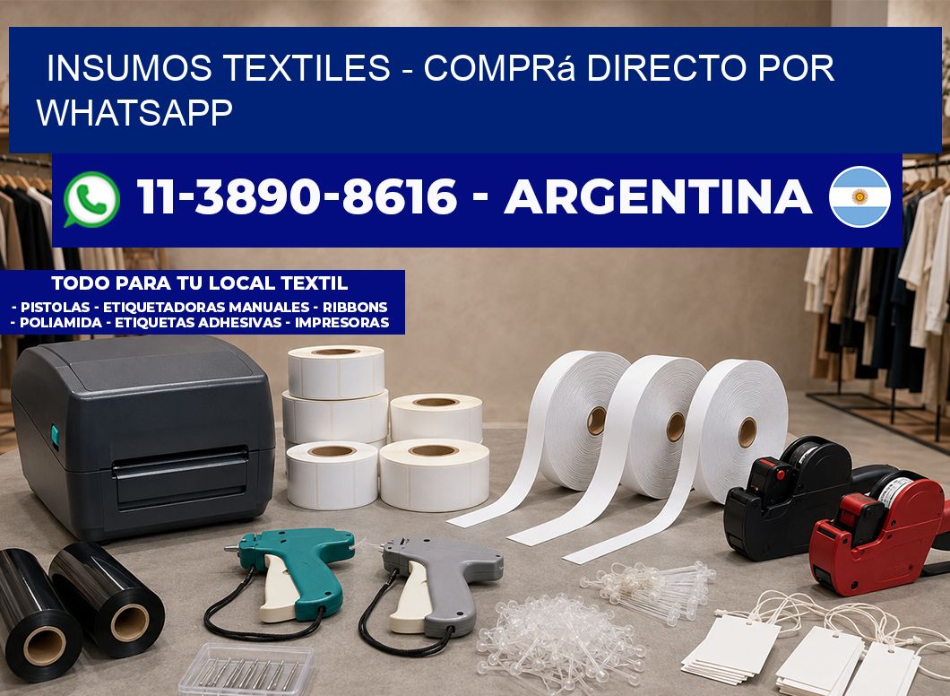 INSUMOS TEXTILES - Comprá directo por WhatsApp