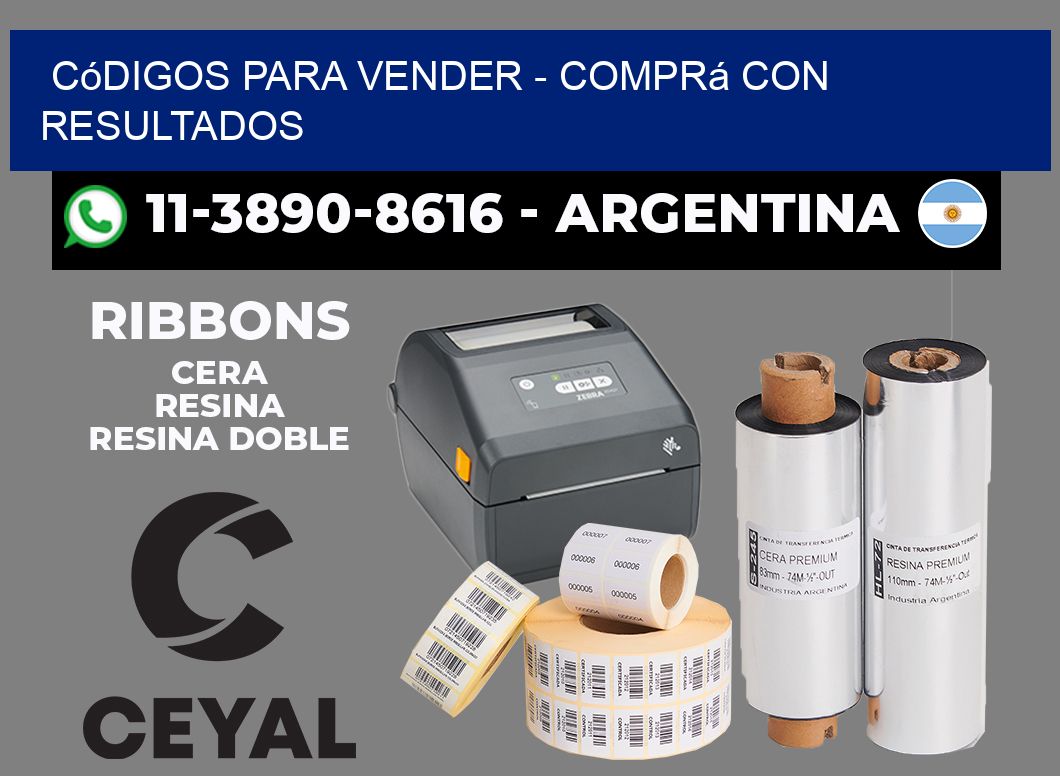 Códigos para vender - Comprá con resultados