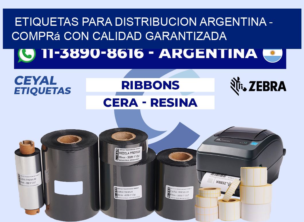 ETIQUETAS PARA DISTRIBUCION ARGENTINA - Comprá con calidad garantizada