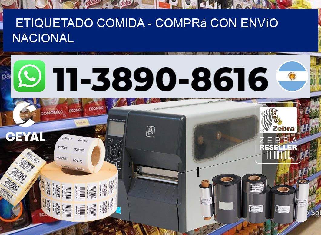 Etiquetado comida - Comprá con envío nacional
