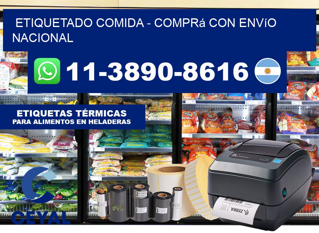 Etiquetado comida - Comprá con envío nacional