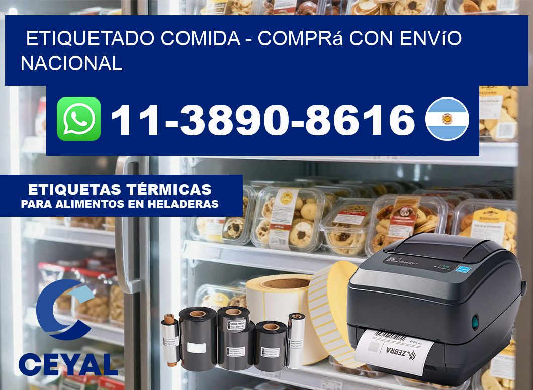 Etiquetado comida - Comprá con envío nacional
