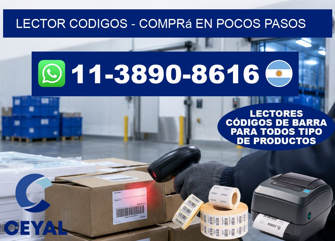 LECTOR CODIGOS - Comprá en pocos pasos