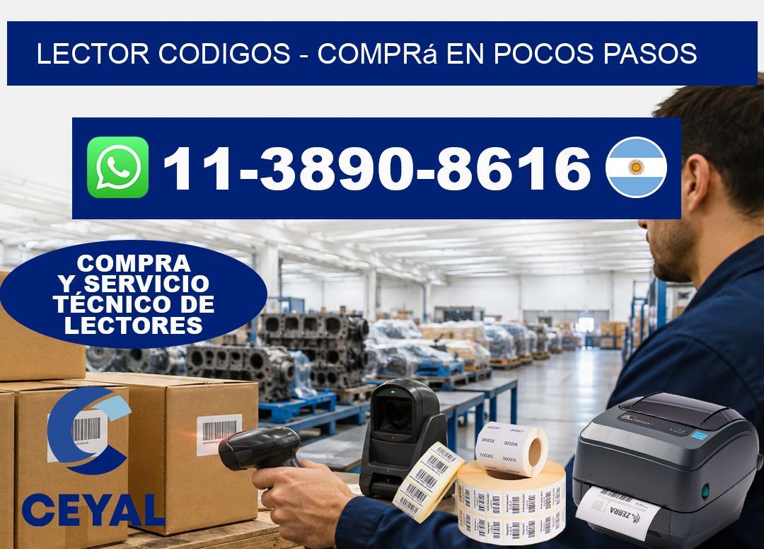 LECTOR CODIGOS - Comprá en pocos pasos