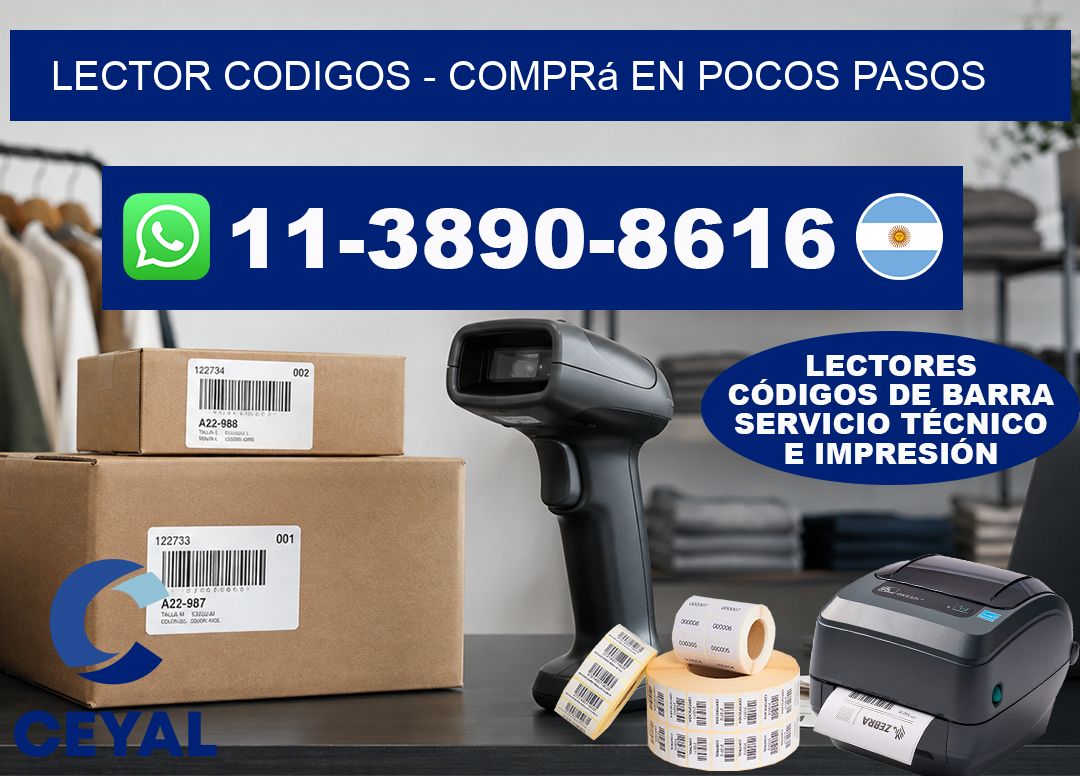 LECTOR CODIGOS – Comprá en pocos pasos