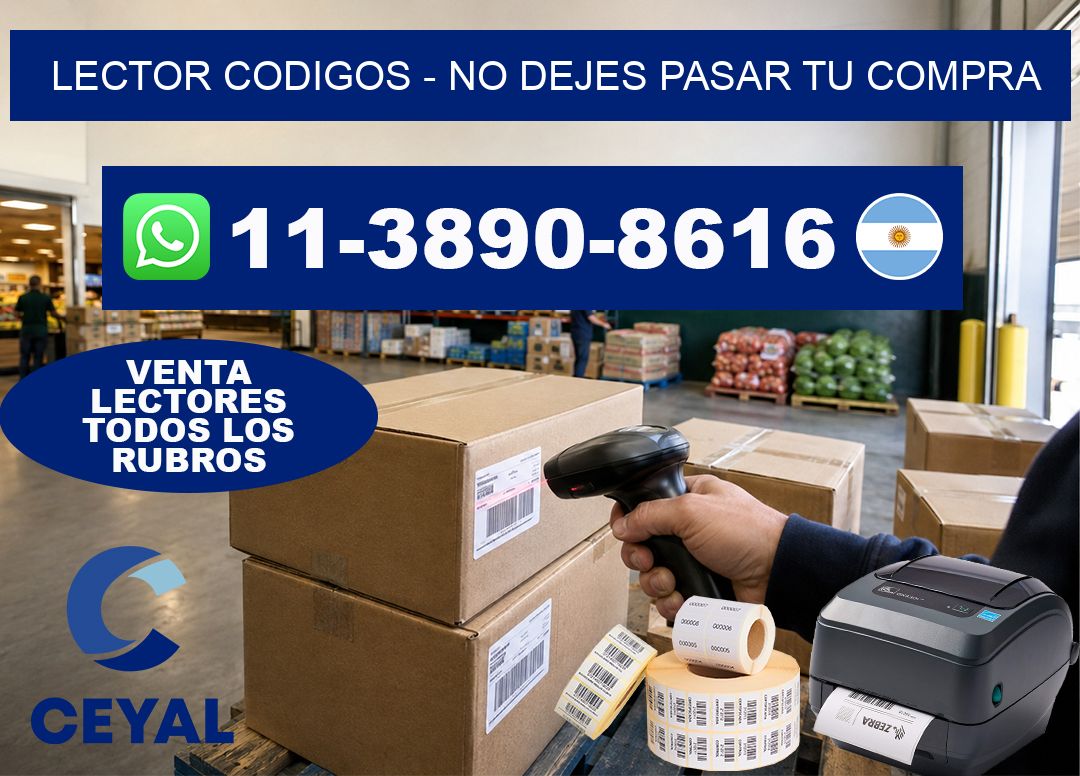 LECTOR CODIGOS - No dejes pasar tu compra