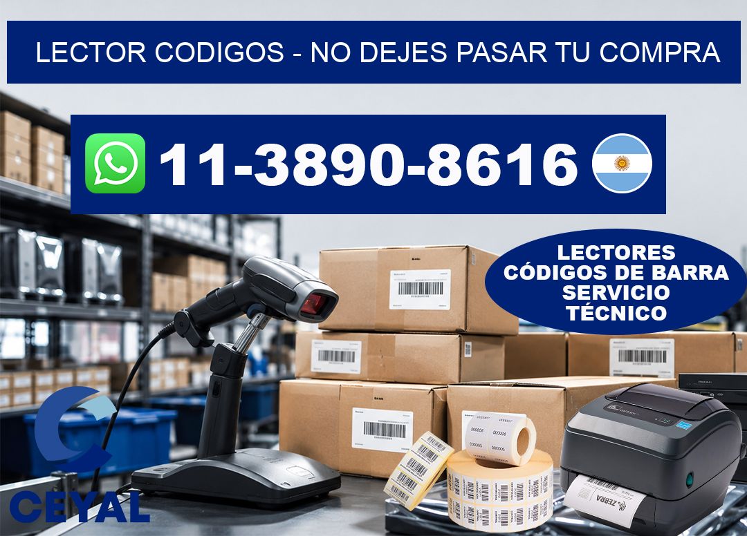LECTOR CODIGOS - No dejes pasar tu compra