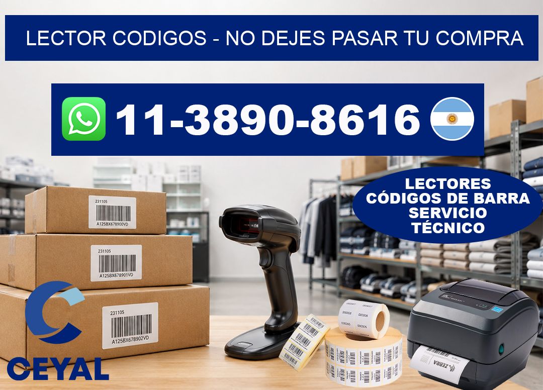 LECTOR CODIGOS - No dejes pasar tu compra