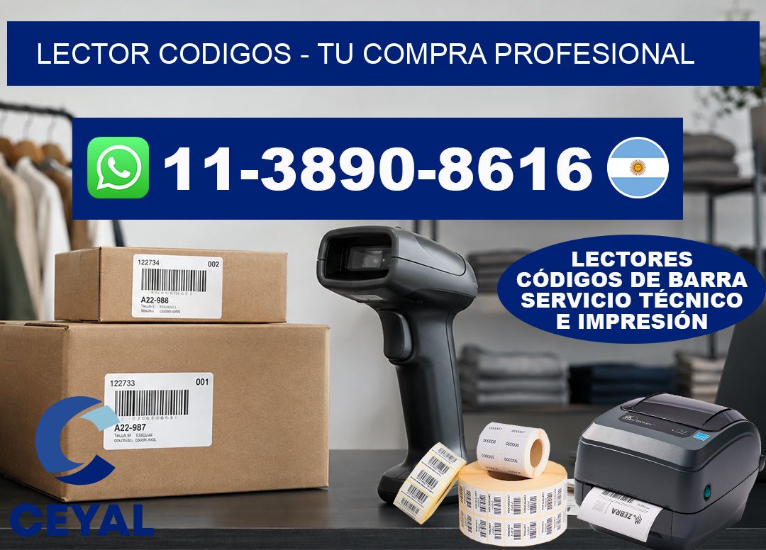 LECTOR CODIGOS - Tu compra profesional