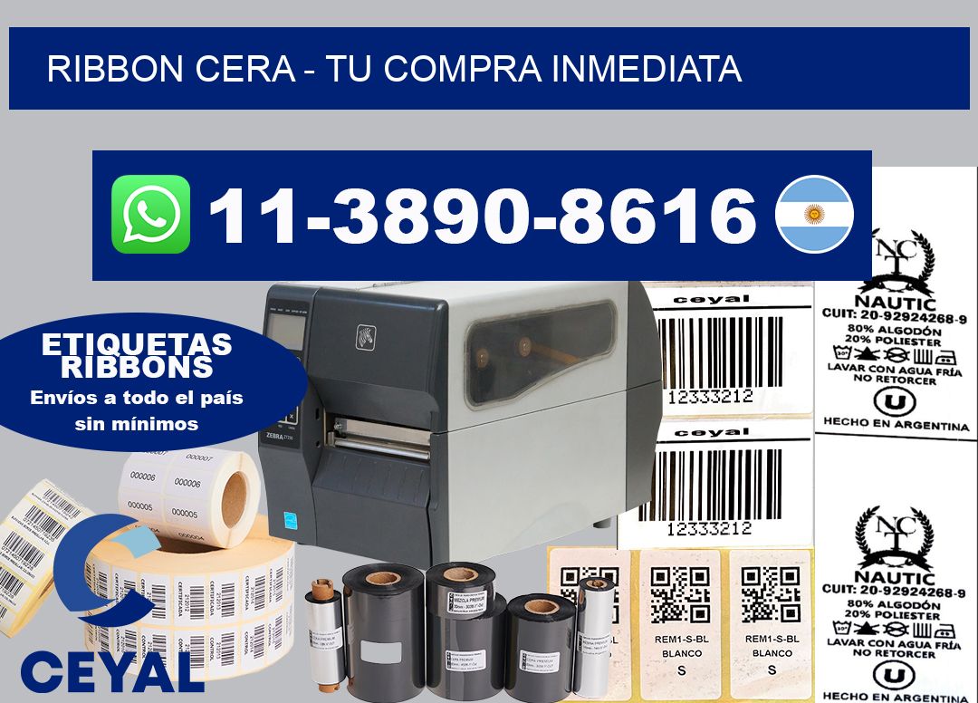 Ribbon cera - Tu compra inmediata