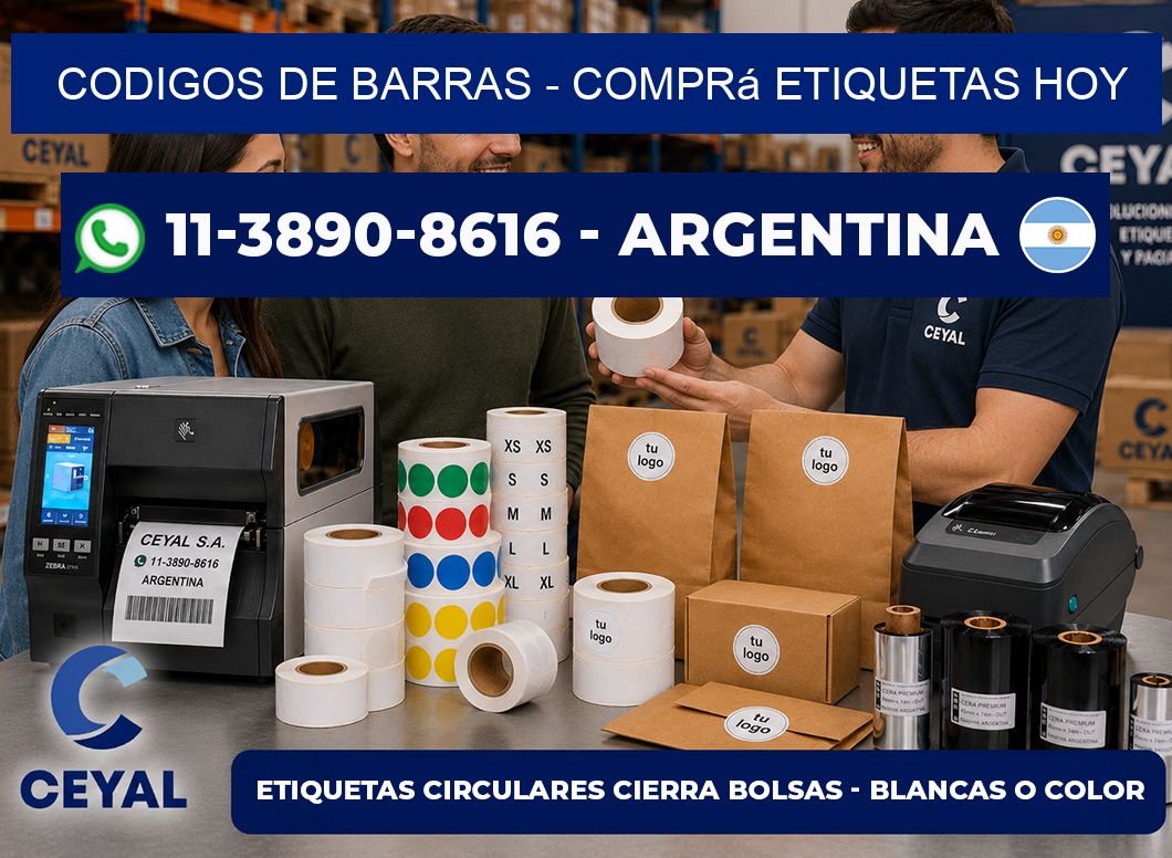 codigos de barras - Comprá etiquetas hoy