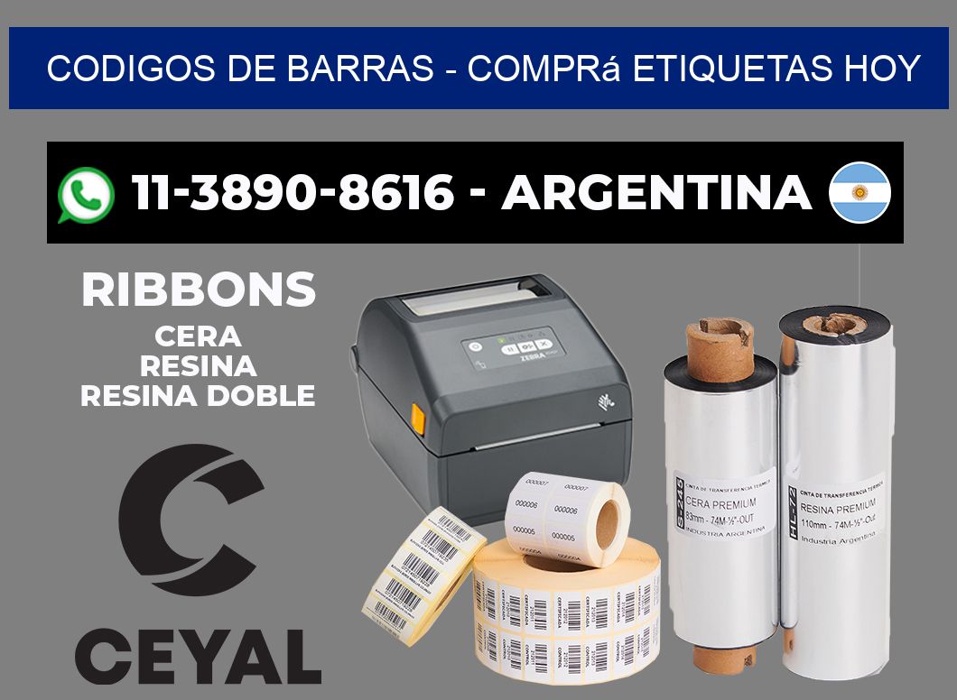 codigos de barras - Comprá etiquetas hoy