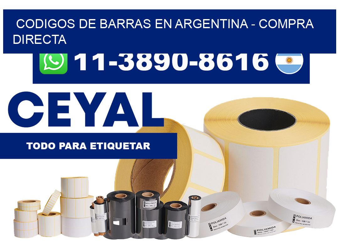 codigos de barras en argentina – Compra directa