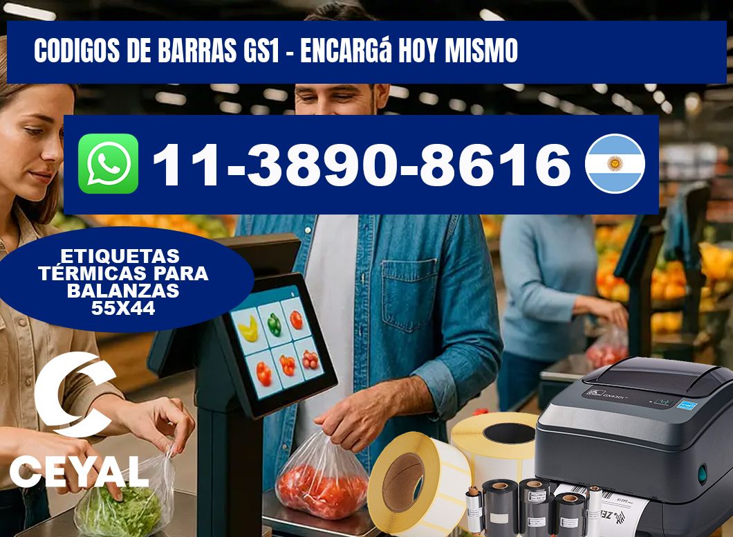 codigos de barras gs1 - Encargá hoy mismo