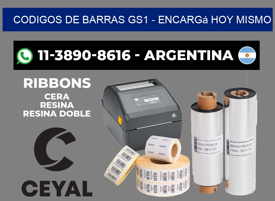 codigos de barras gs1 - Encargá hoy mismo