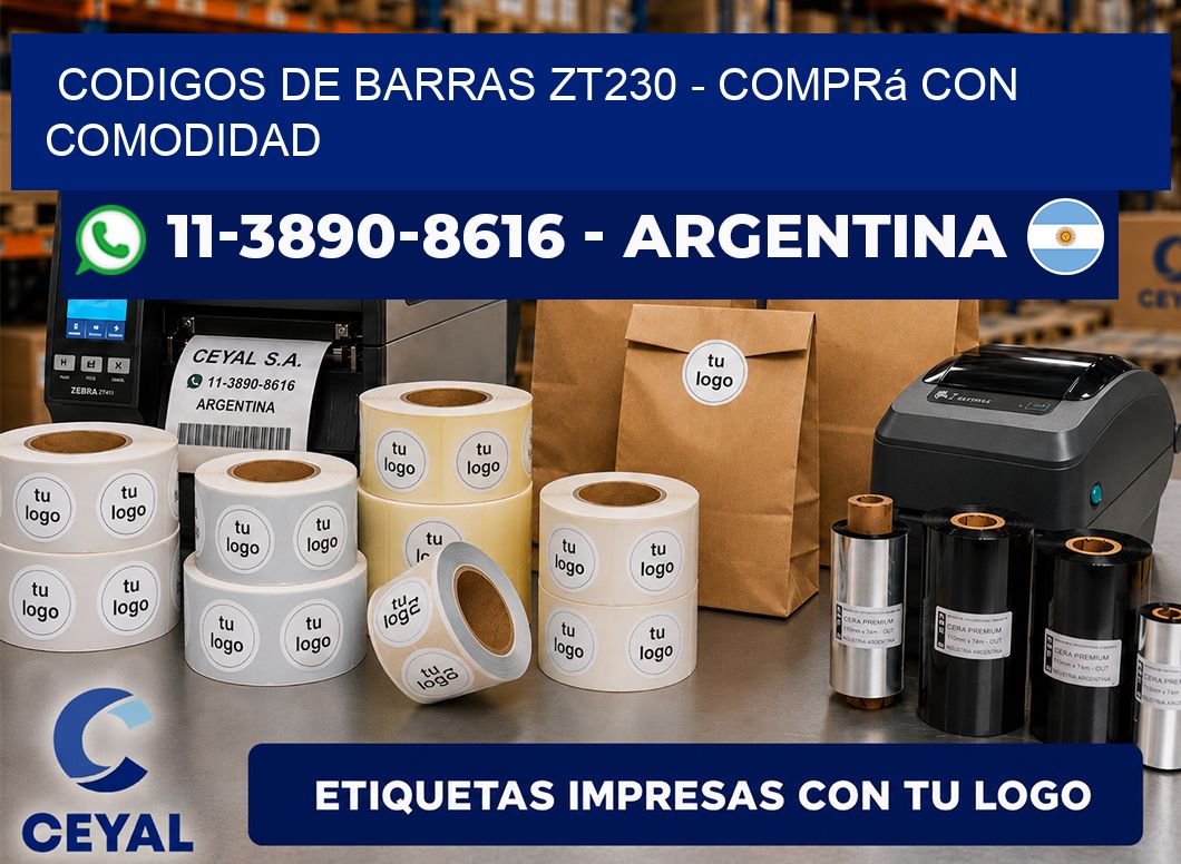 codigos de barras zt230 - Comprá con comodidad