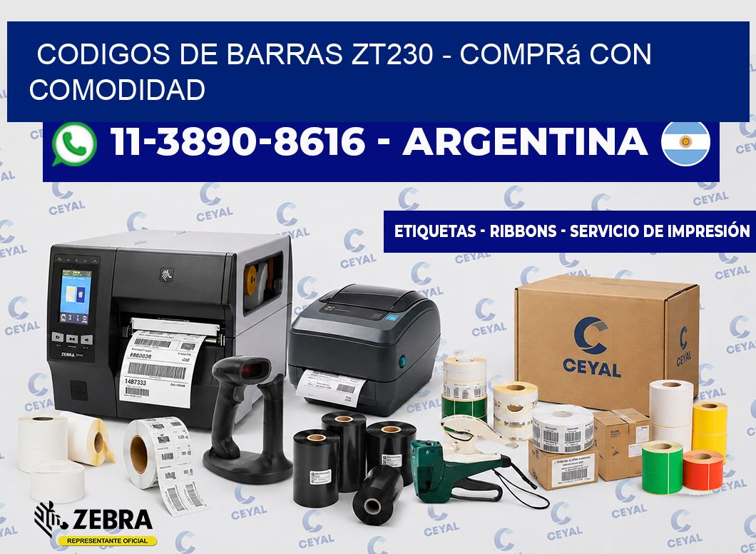codigos de barras zt230 - Comprá con comodidad