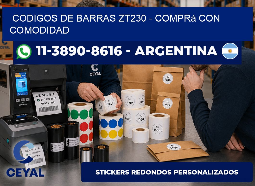 codigos de barras zt230 – Comprá con comodidad