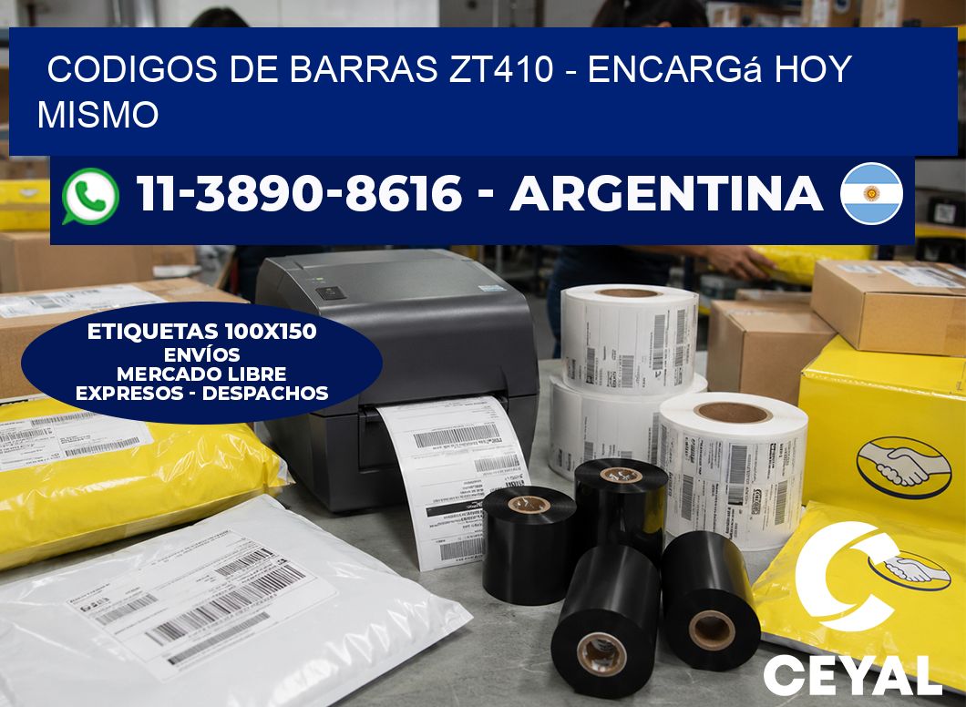 codigos de barras zt410 - Encargá hoy mismo
